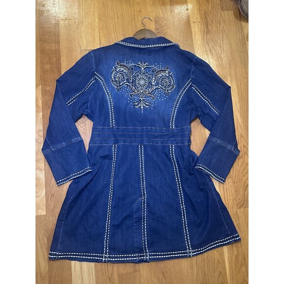 Emroidered Denim Jacket - Picture 3 of 13